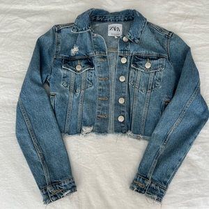 Cropped Denim Jacket